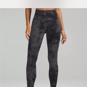 Lululemon Athletica Charcoal Patterned Leggings